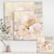 Designart - Elegance III Pink - Shabby Chic Gallery-wrapped Canvas